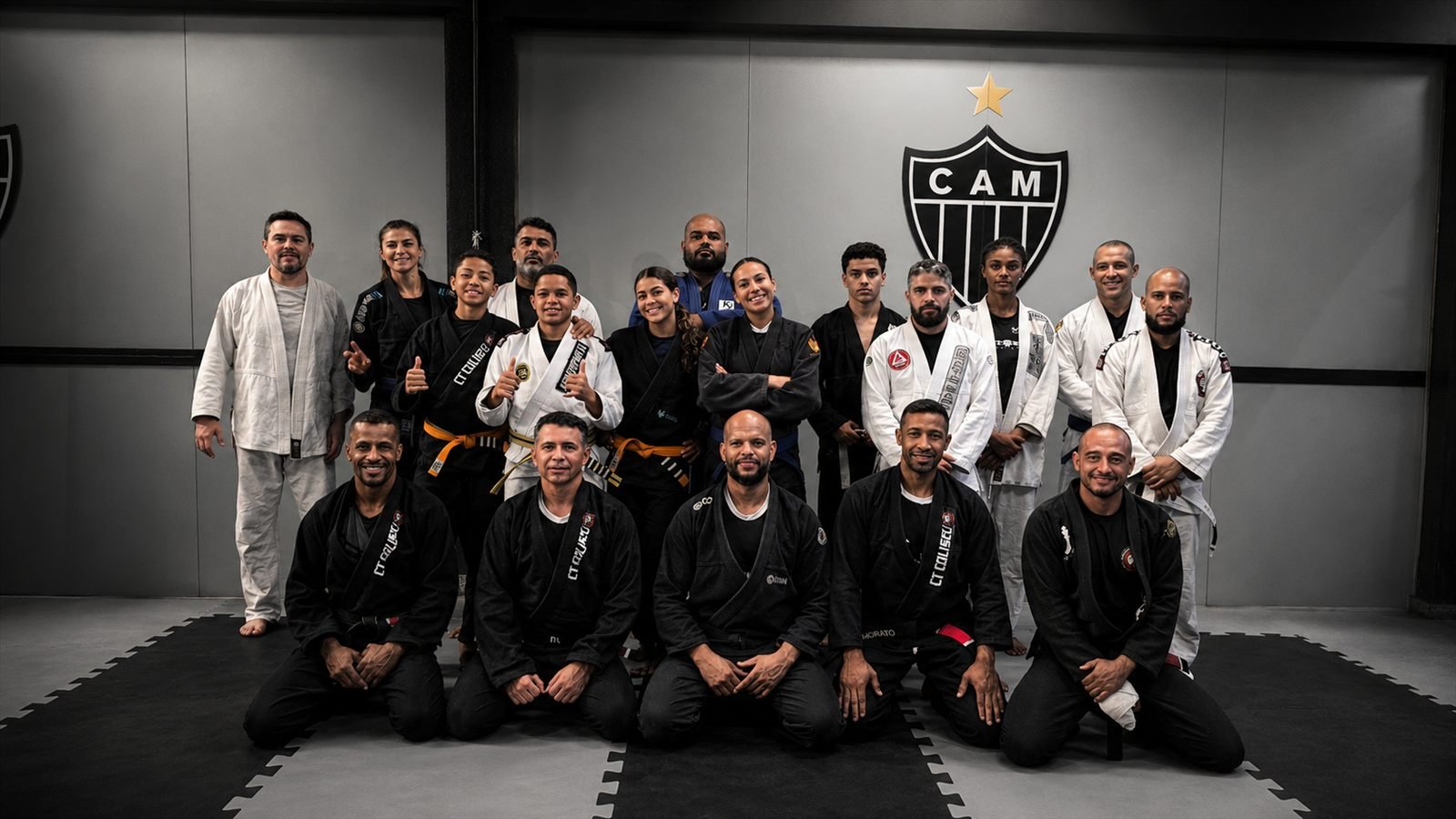 Treino de artes marciais