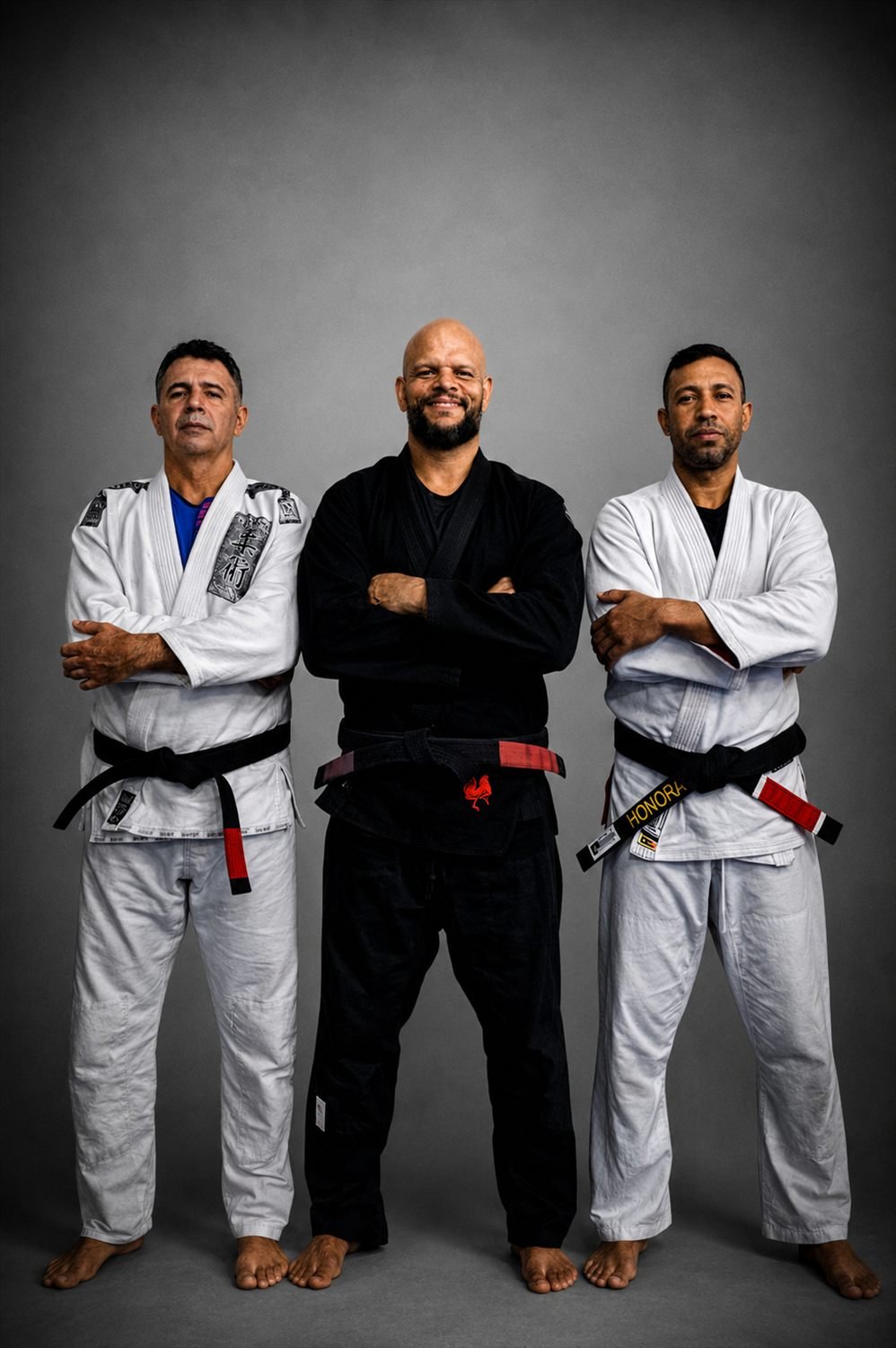Professores Alexandre, Walisson e Tiago